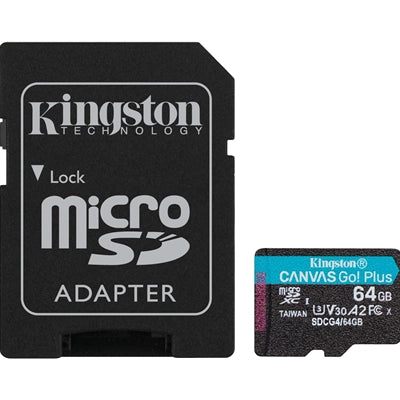 Kingston Canvas Go! Plus SDCG4/256GB 256GB Micro SD Card, UHS-1 (U3) Kingston Canvas Go! Plus SDCG4/256GB 256GB Micro SD Card, UHS-1 (U3)